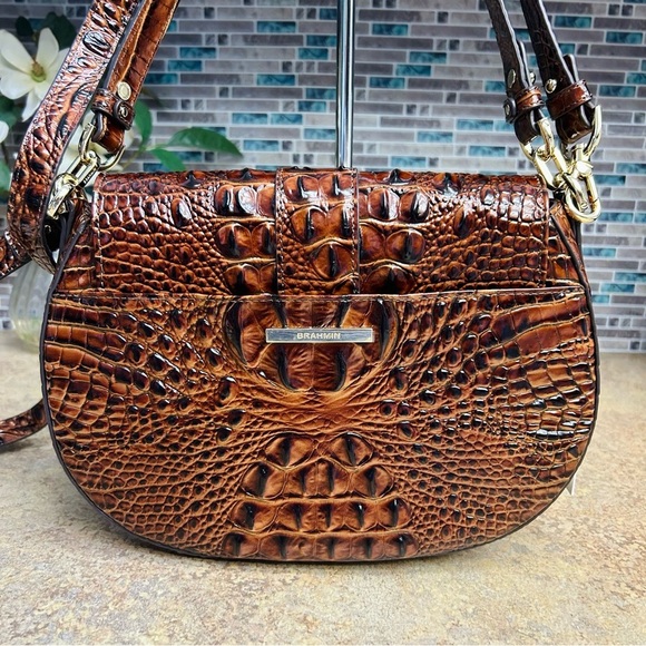 NWT Brahmin Cynthia classic Pecan purse - Picture 3 of 8